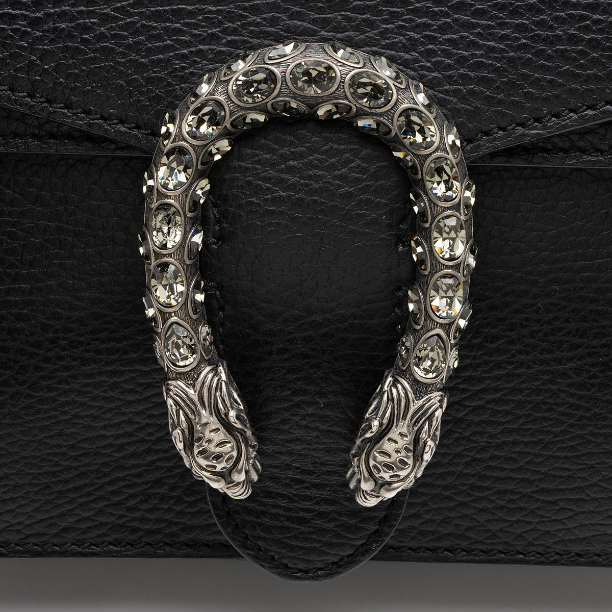 Gucci Leather Crystal Dionysus Medium Shoulder Bag