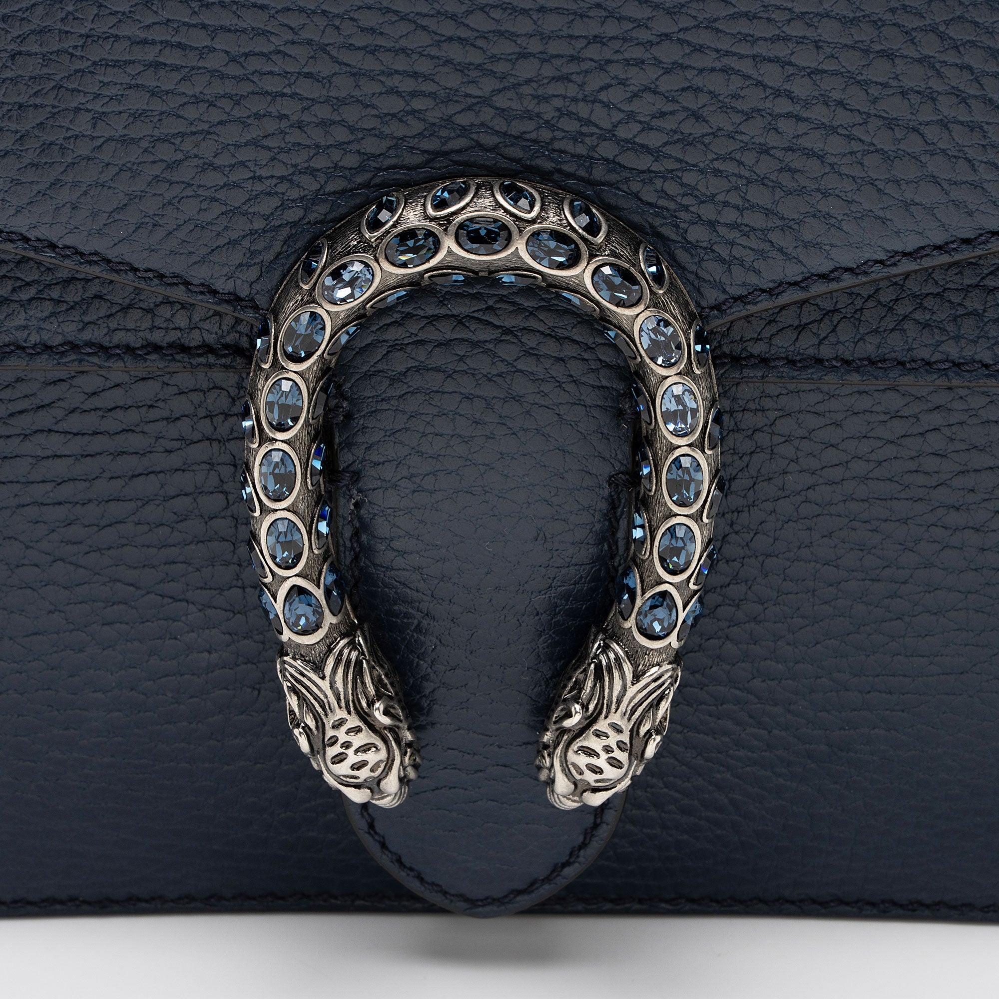 Gucci Leather Crystal Dionysus Small Shoulder Bag