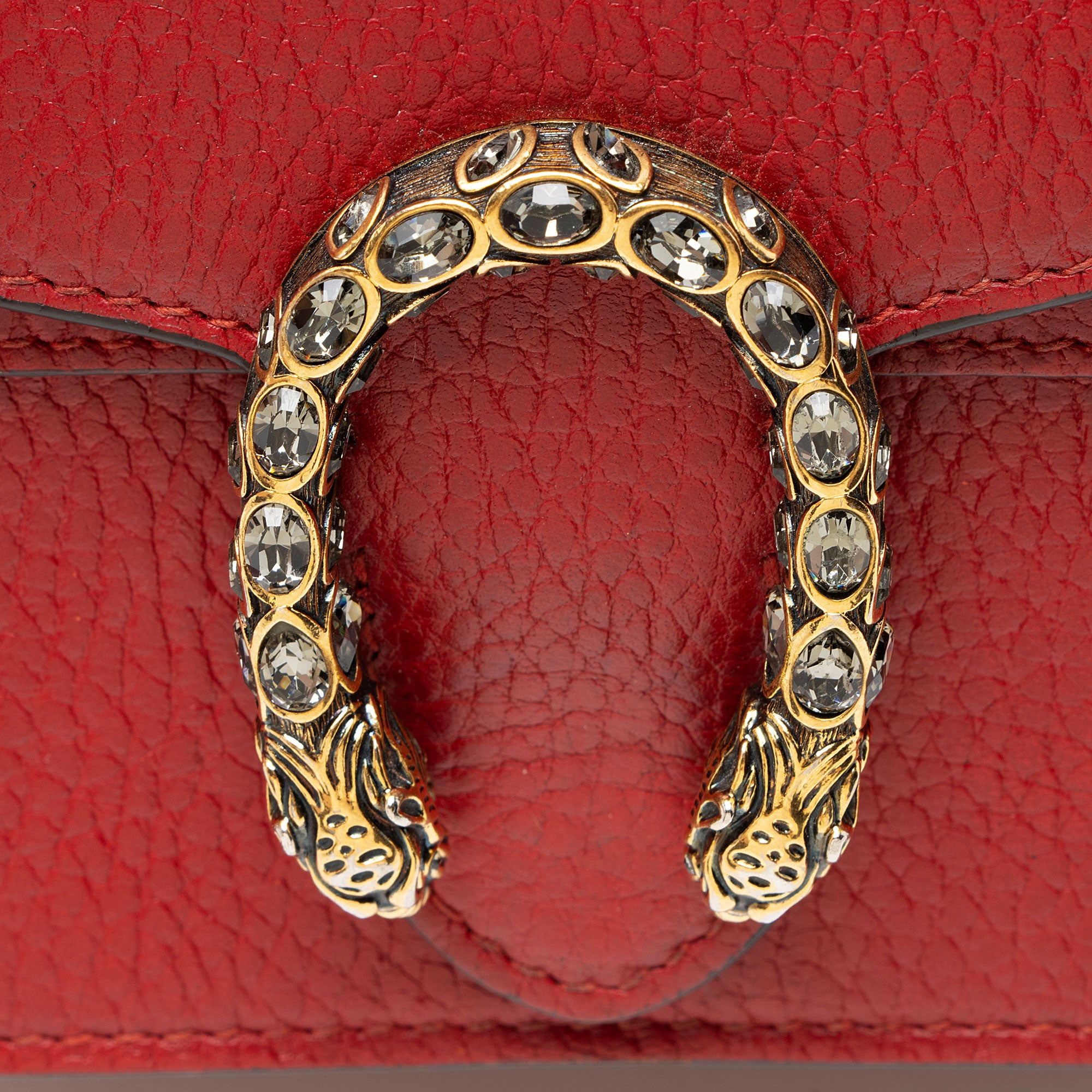Gucci Leather Crystal Dionysus Mini Shoulder Bag