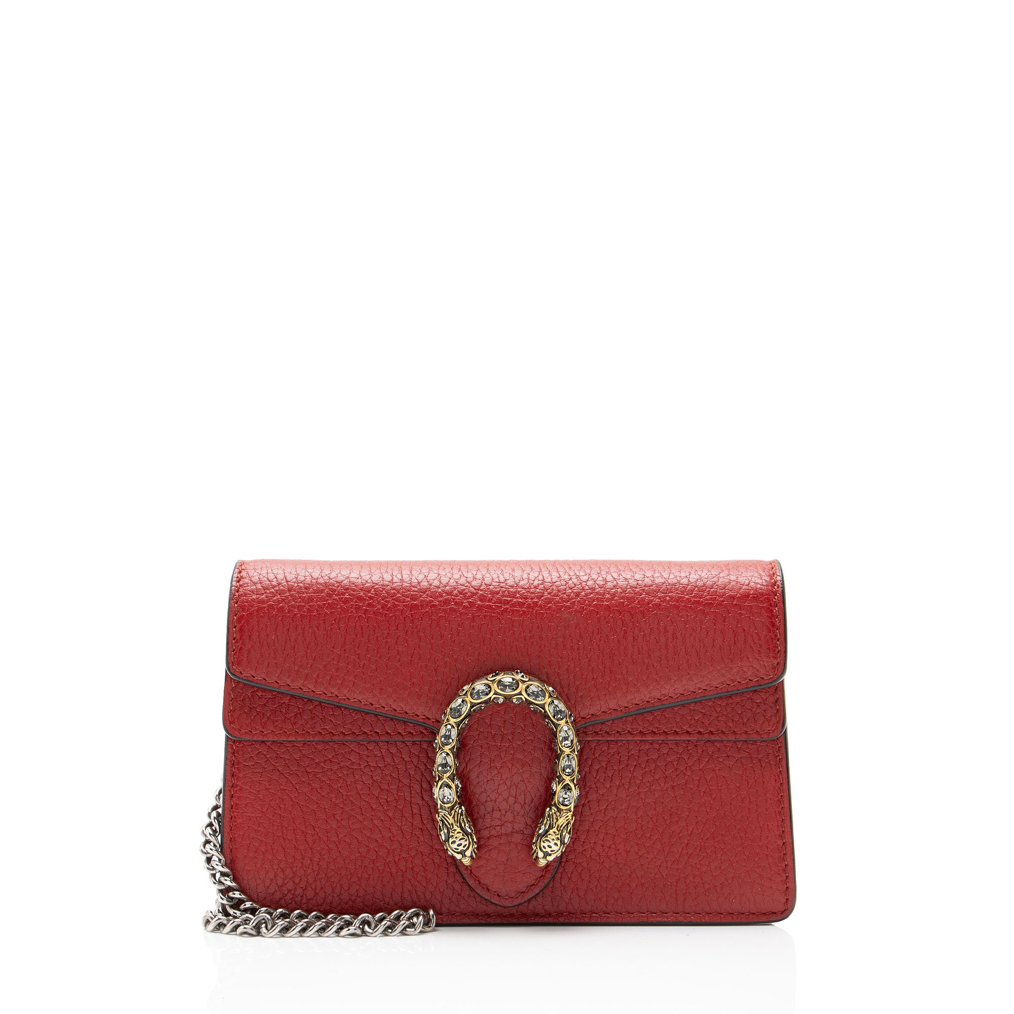 Gucci Leather Crystal Dionysus Mini Shoulder Bag