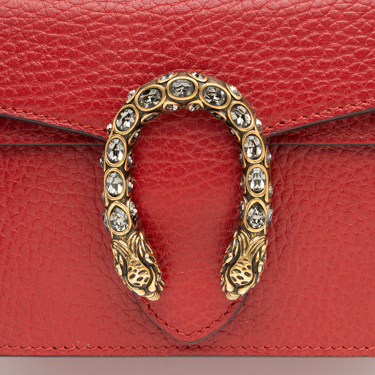 Gucci Leather Crystal Dionysus Mini Shoulder Bag