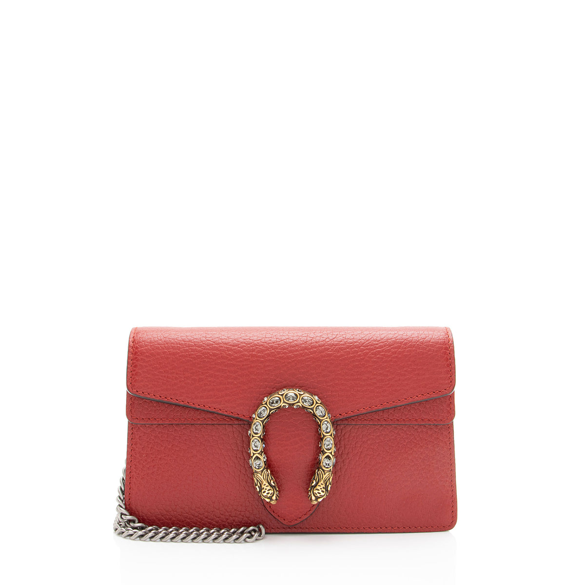Gucci Leather Crystal Dionysus Mini Shoulder Bag