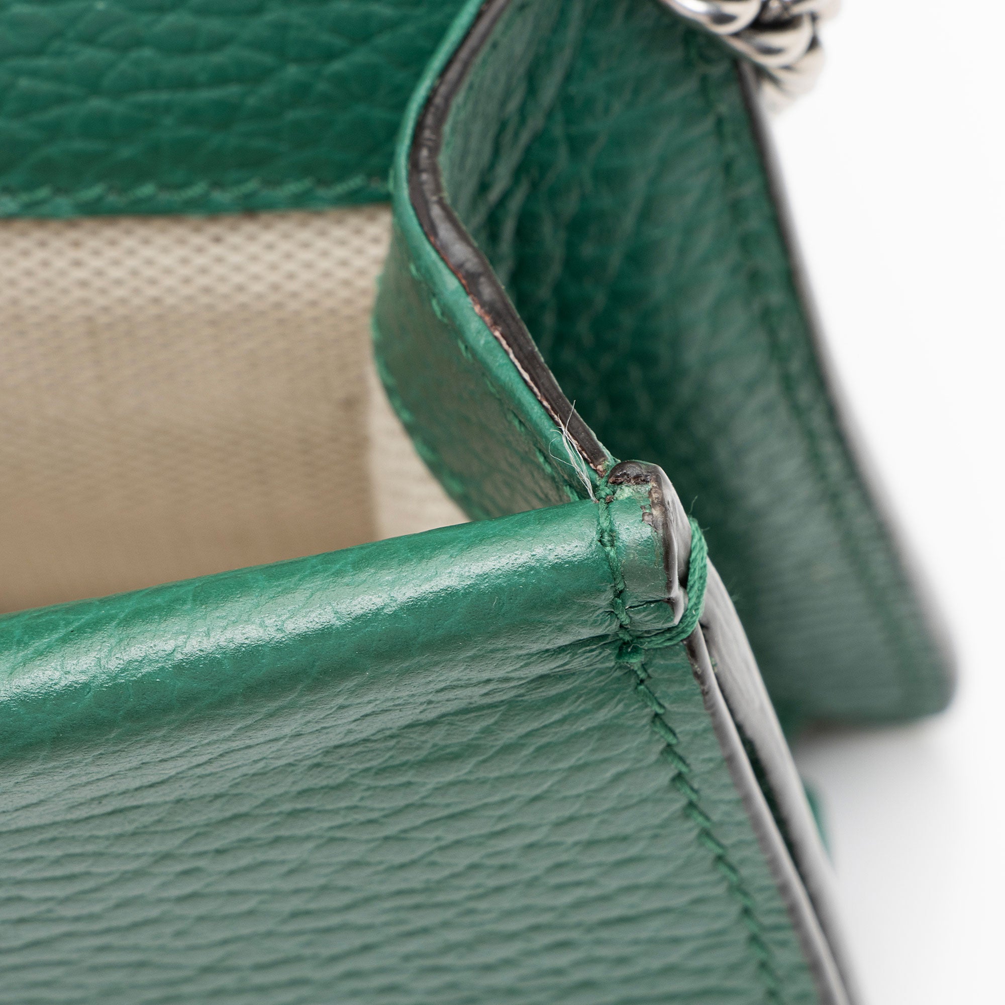 Gucci Leather Crystal Dionysus Mini Top Handle