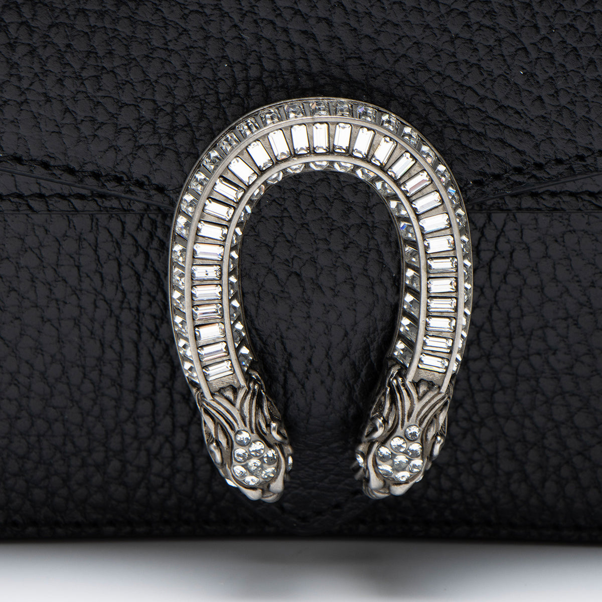 Gucci Leather Crystal Dionysus Mini Top Handle