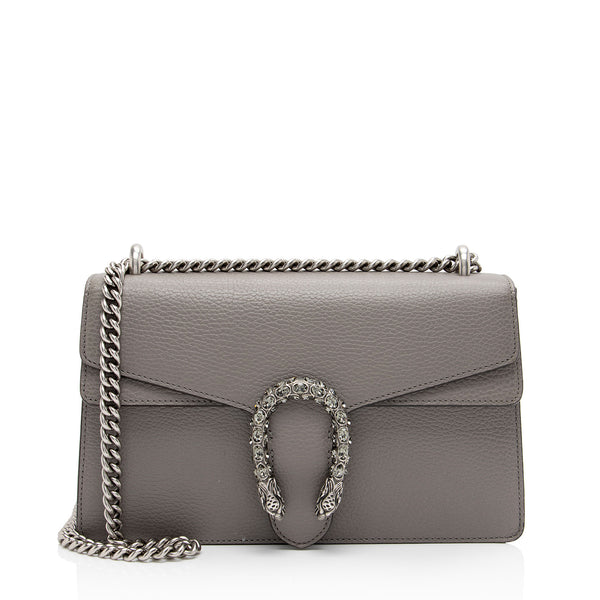 Gucci Leather Crystal Dionysus Small Shoulder Bag (SHF-7IrKBg)