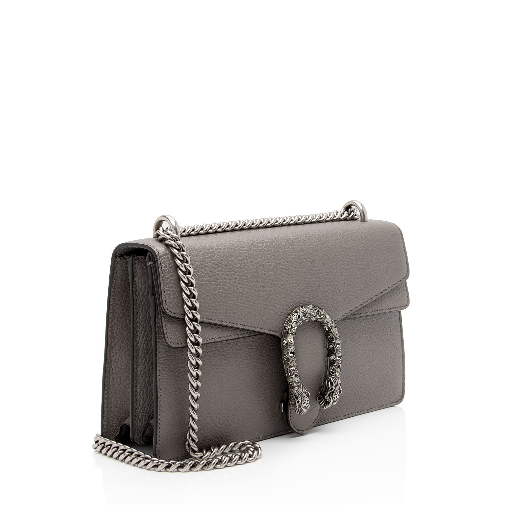 Gucci Leather Crystal Dionysus Small Shoulder Bag (SHF-7IrKBg)