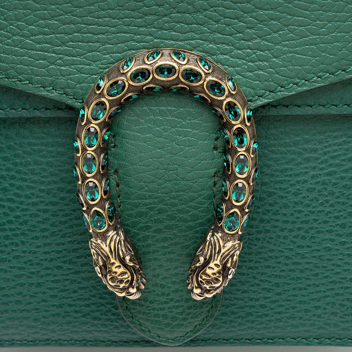 Gucci Leather Crystal Dionysus Small Shoulder Bag