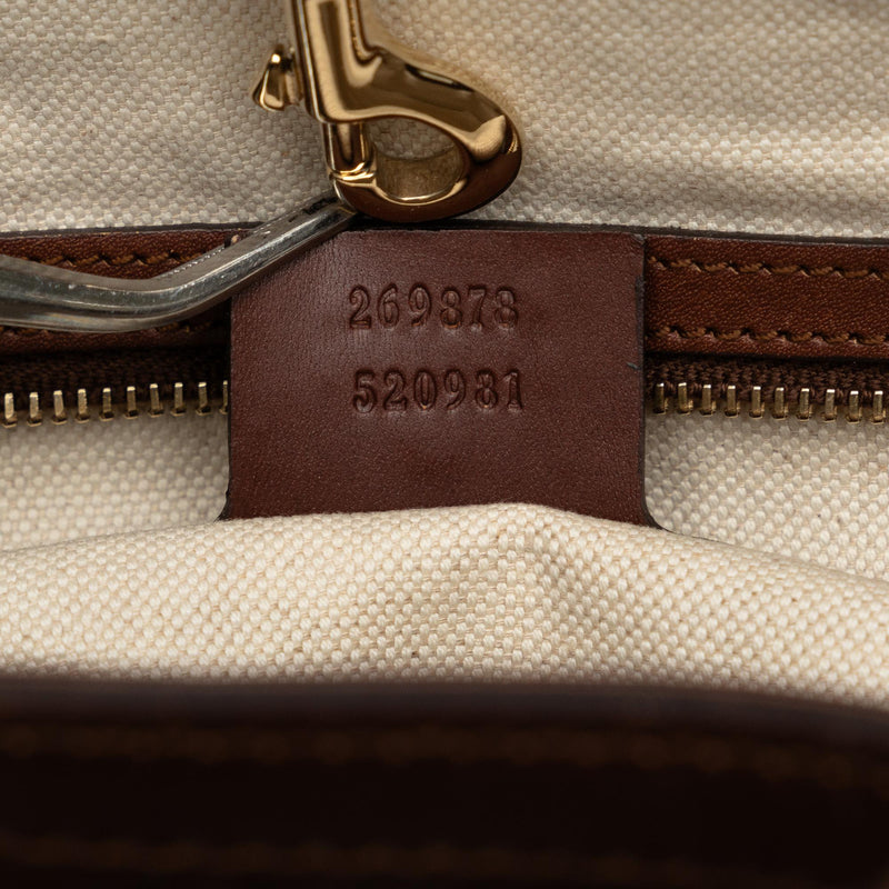 Gucci Leather Diamante Craft Tote Bag (SHG-vw7BV7)