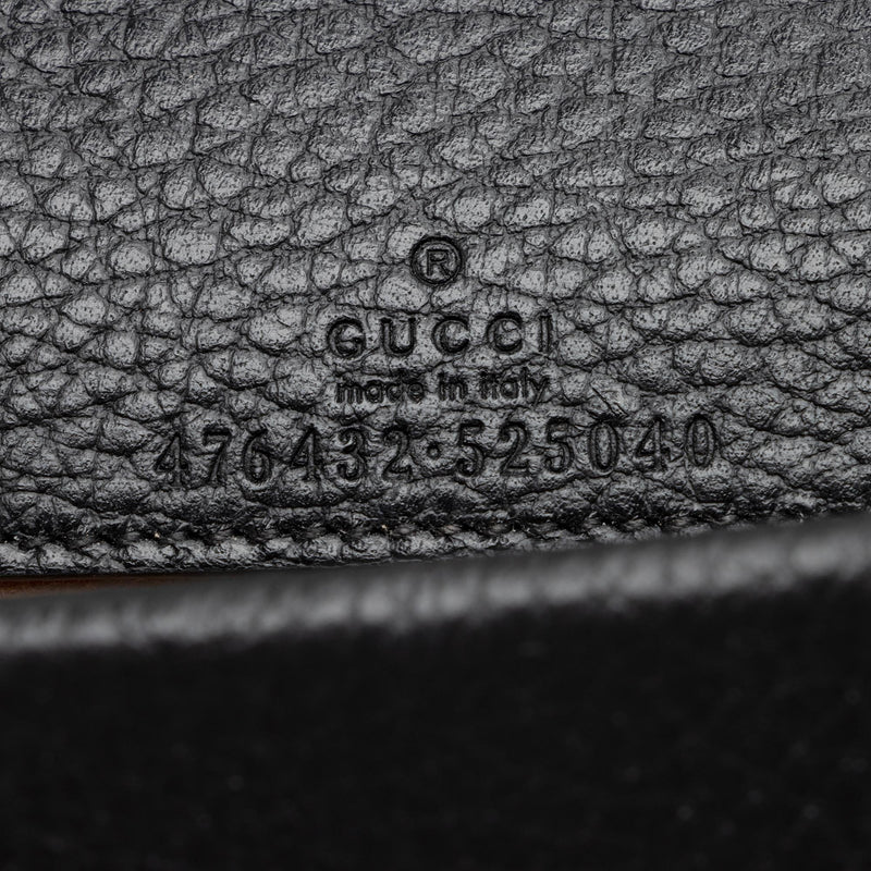 Gucci - Authenticated Dionysus Super Mini Handbag - Leather Black Plain for Women, Never Worn