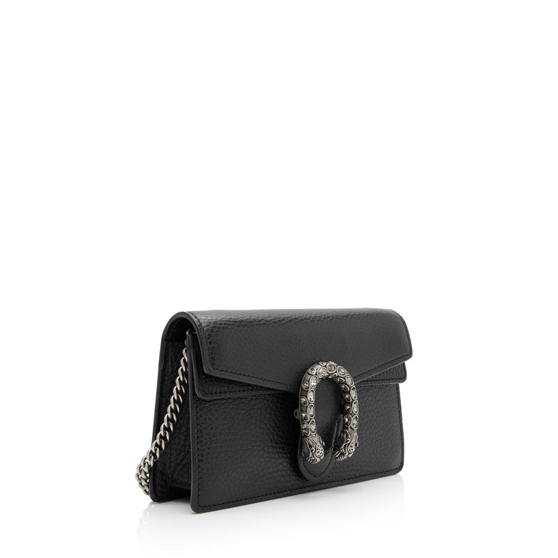 Gucci Leather Dionysus Super Mini Bag (SHF-ScIcTL)
