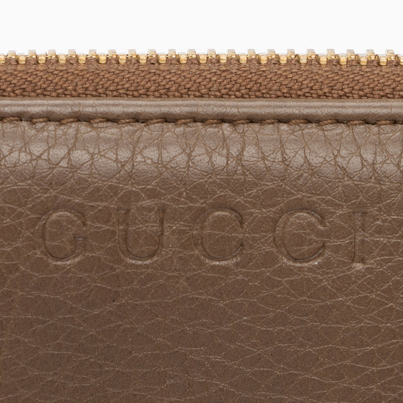 Gucci Leather Donna Zip Wallet (SHF-pidpm9)