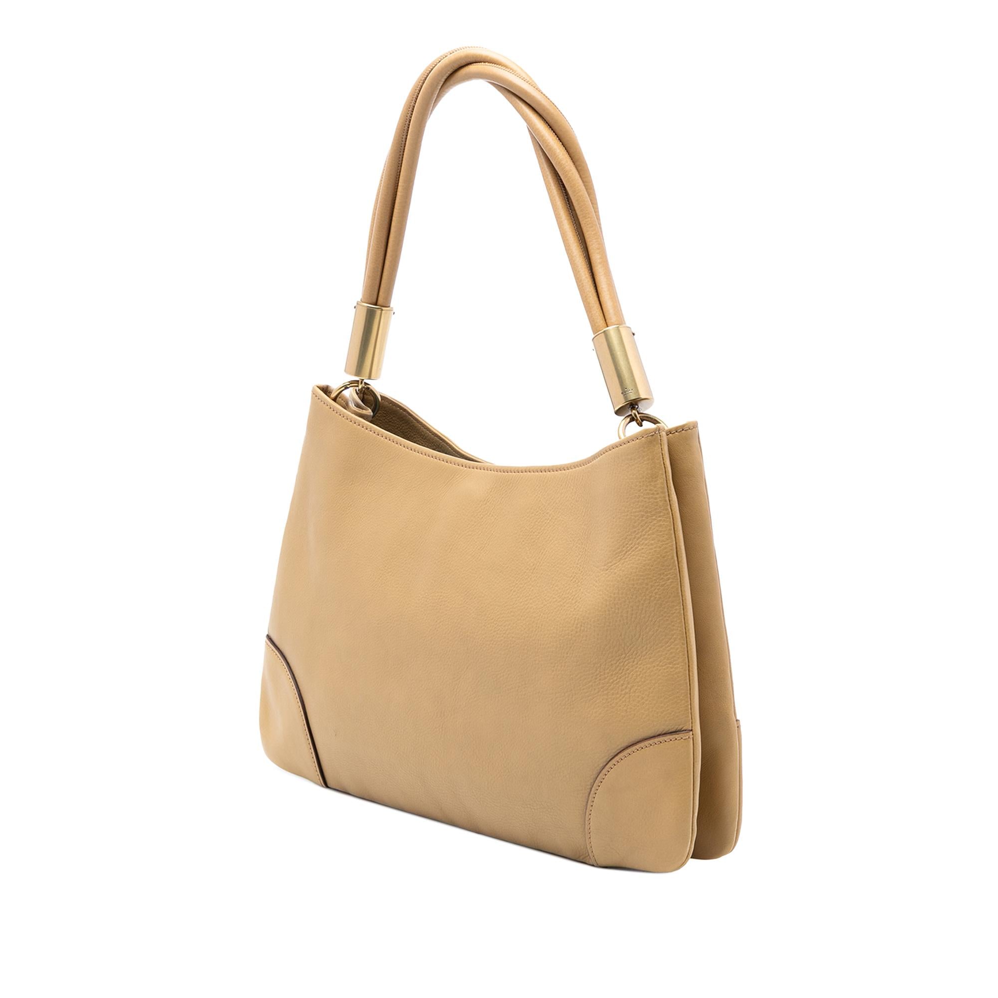 Gucci Leather Drawstring Shoulder Bag