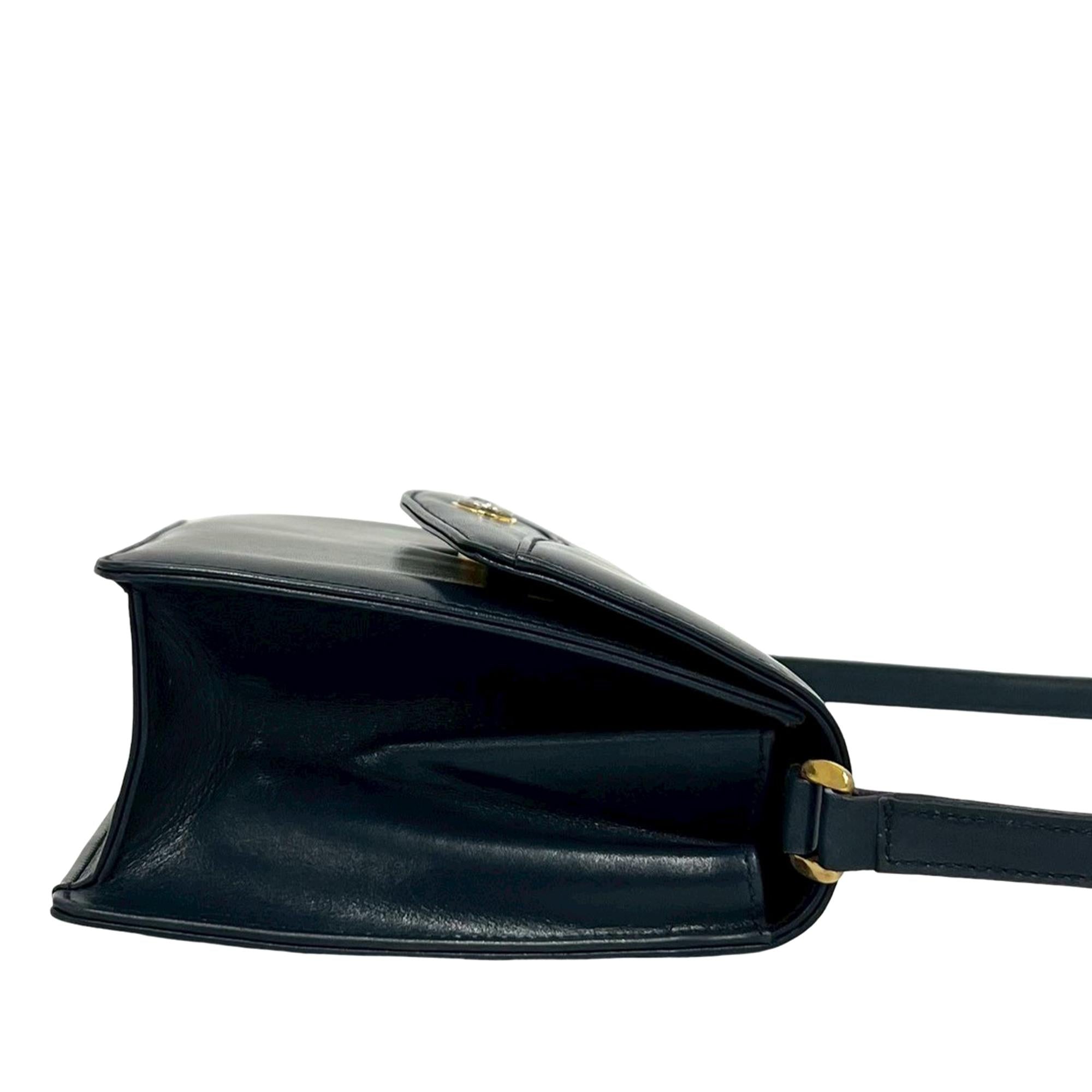Gucci Leather Flap Crossbody
