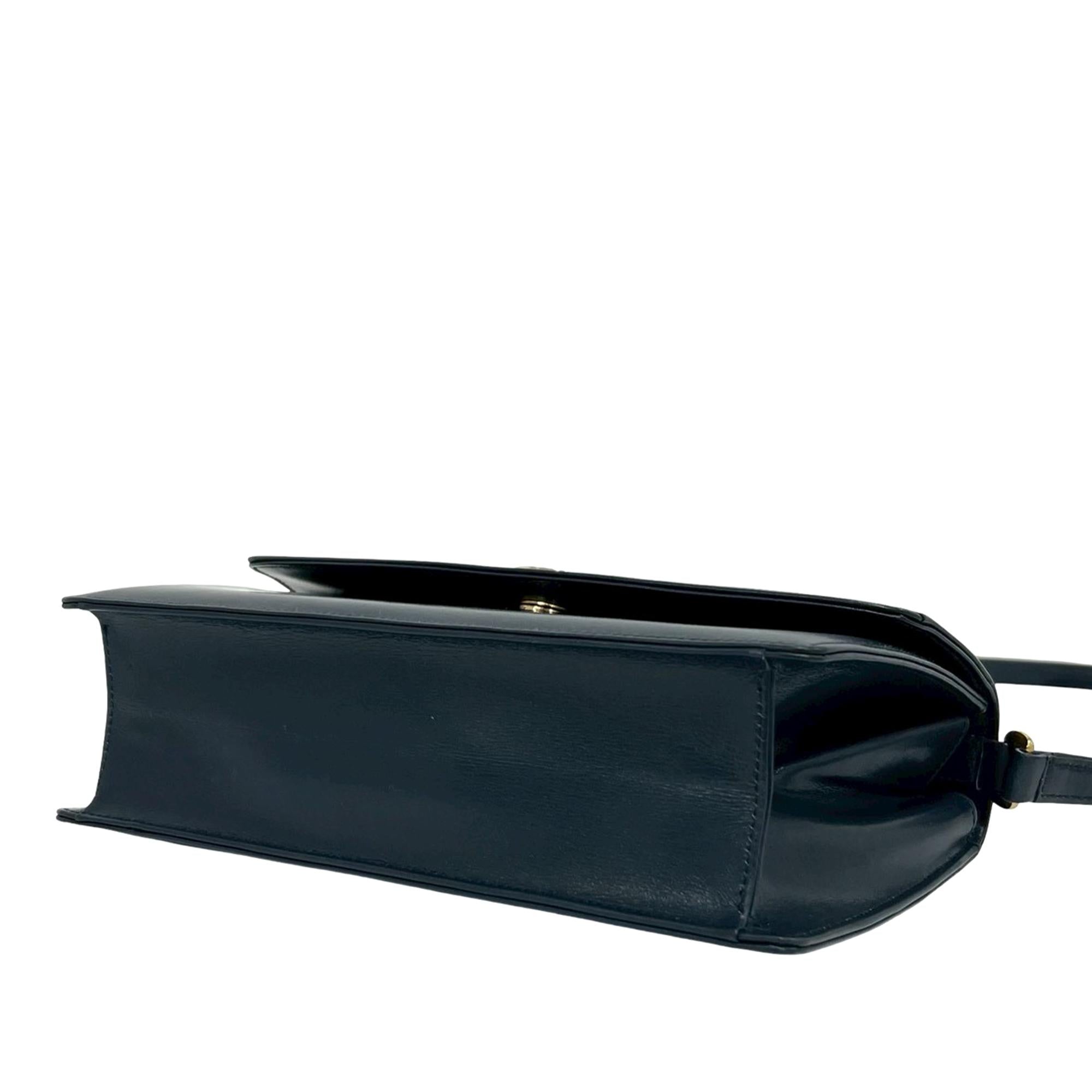Gucci Leather Flap Crossbody