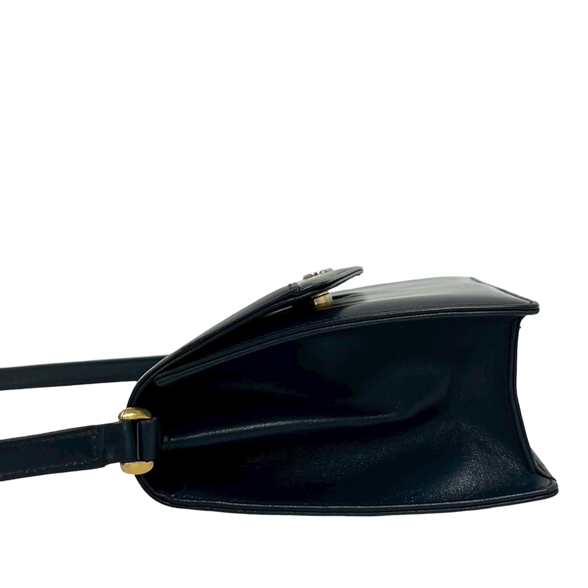 Gucci Leather Flap Crossbody