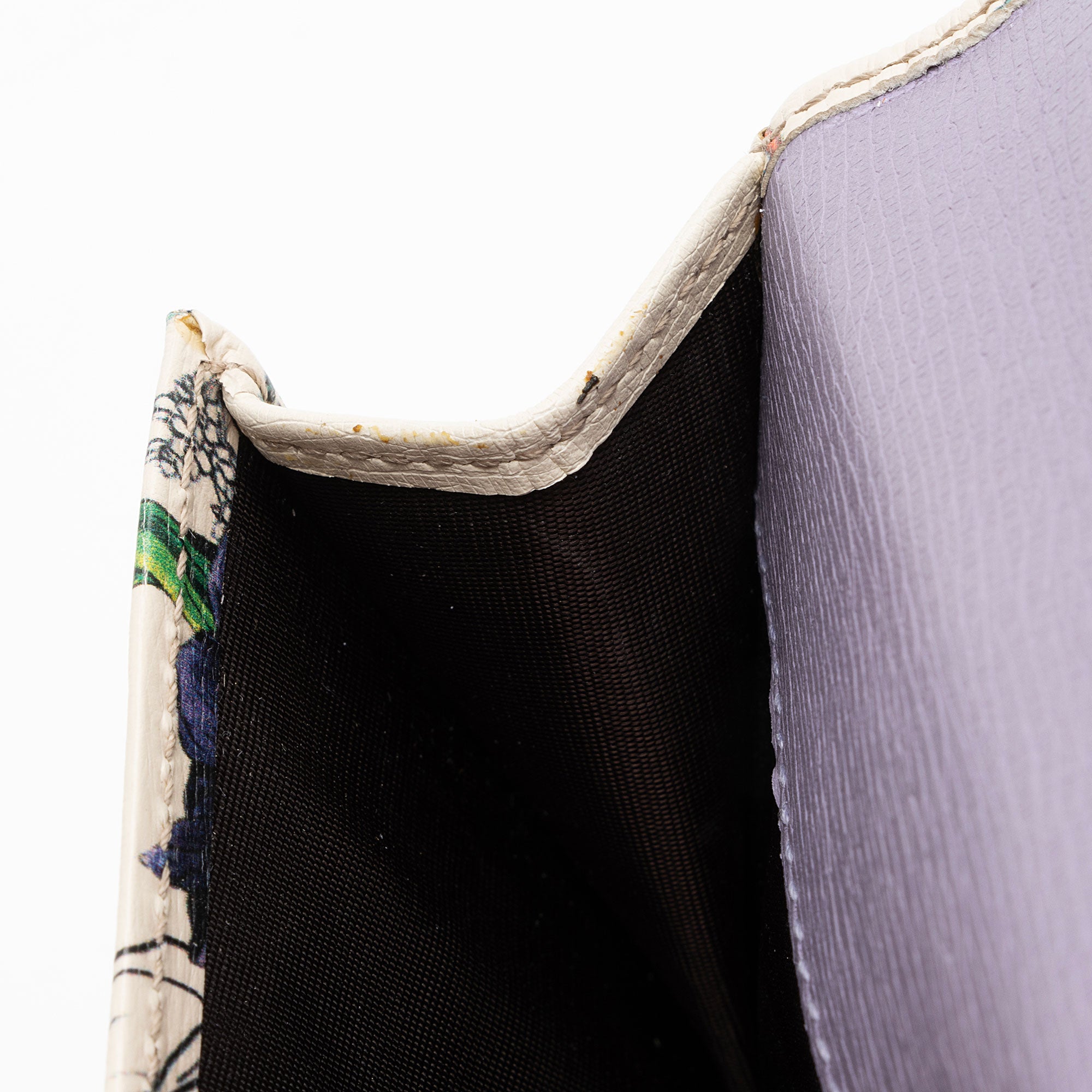 Gucci Leather Flora Nice French Flap Wallet (SHF-pELWjp)