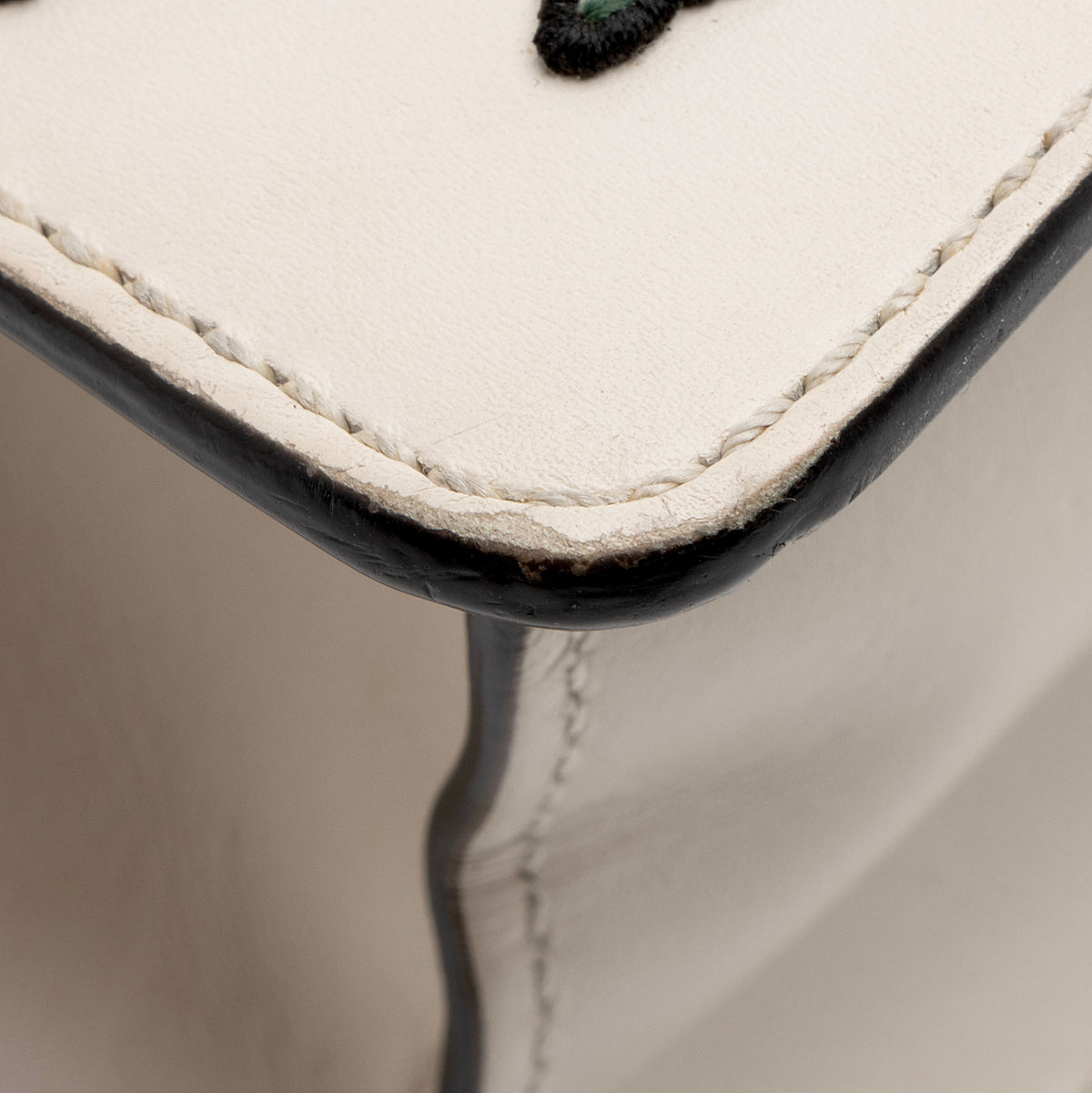 Gucci Leather Floral Sylvie Mini Top Handle