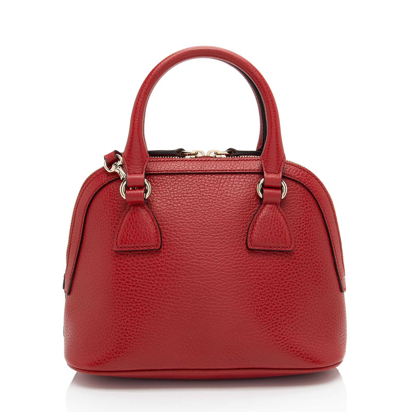 Gucci Leather GG Charm Dome Small Shoulder Bag SHF w5uJiZ LuxeDH