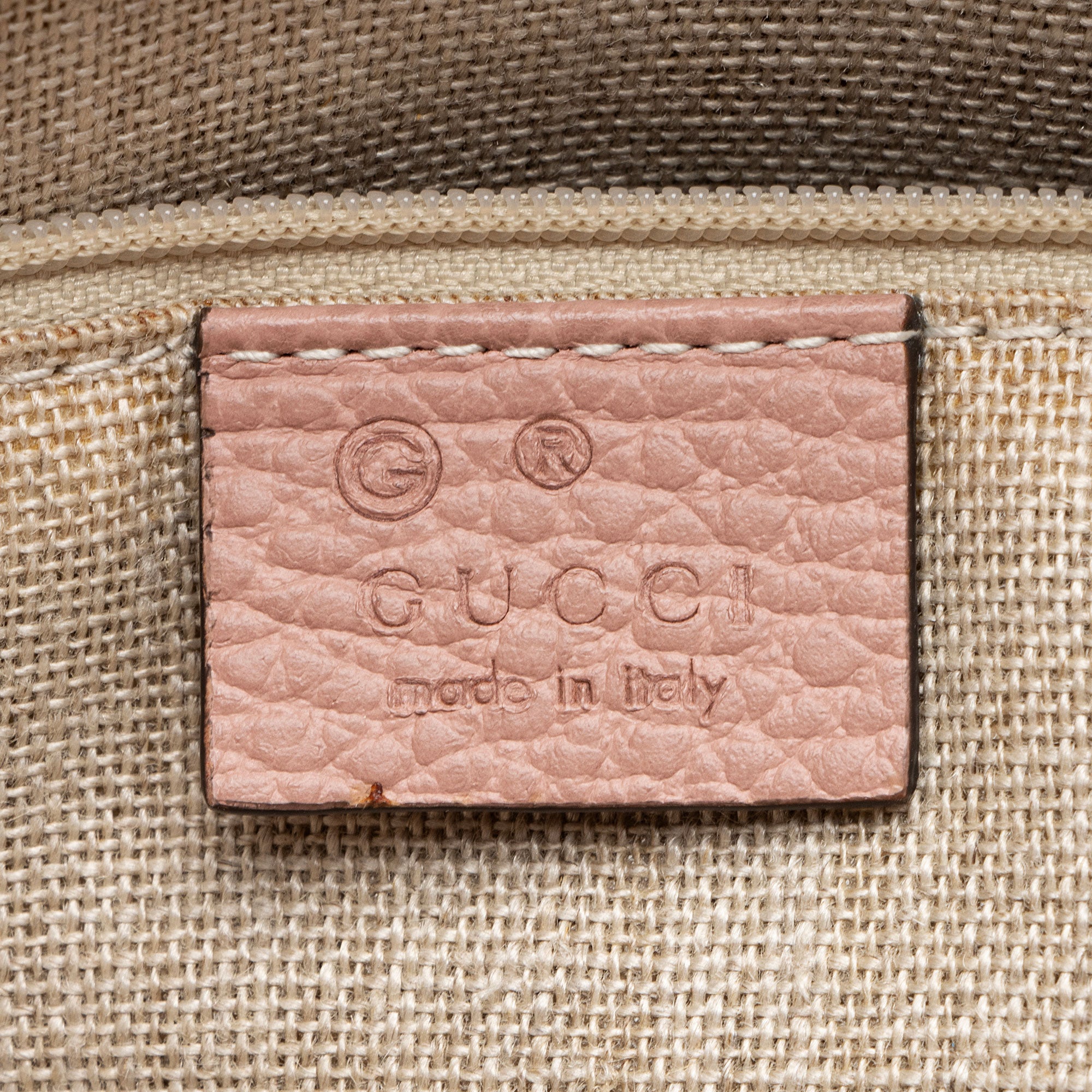 Gucci Leather GG Charm Large Satchel