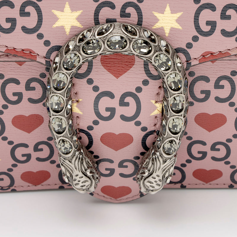 Gucci Leather GG Heart Stars Dionysus Small Shoulder Bag (SHF-3rkuYb) –  LuxeDH