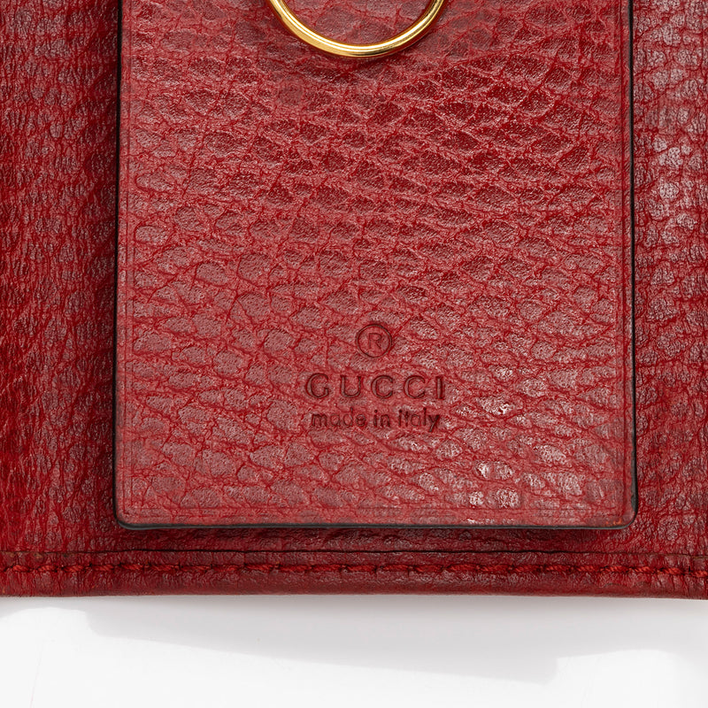 Gucci Leather GG Marmont 6 Key Case (SHF-PqM90W)