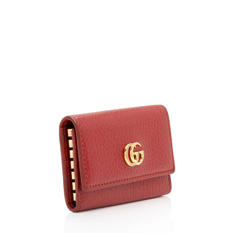Gucci Leather GG Marmont 6 Key Case (SHF-PqM90W)