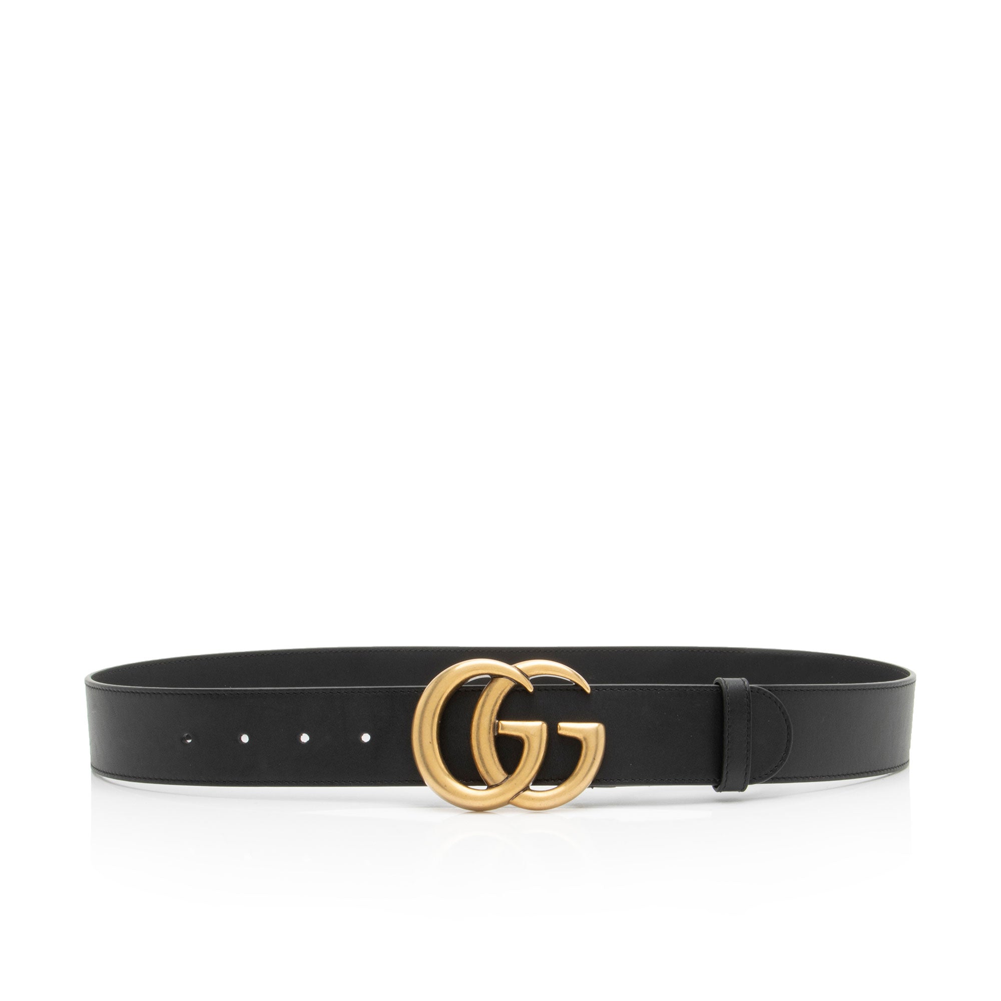 Gucci Leather GG Marmont Belt - Size 34 / 85