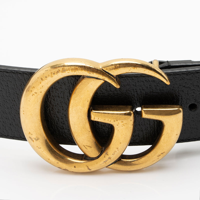 Gucci Leather GG Marmont Belt - Size 38 / 95 (SHF-Zofhl7)