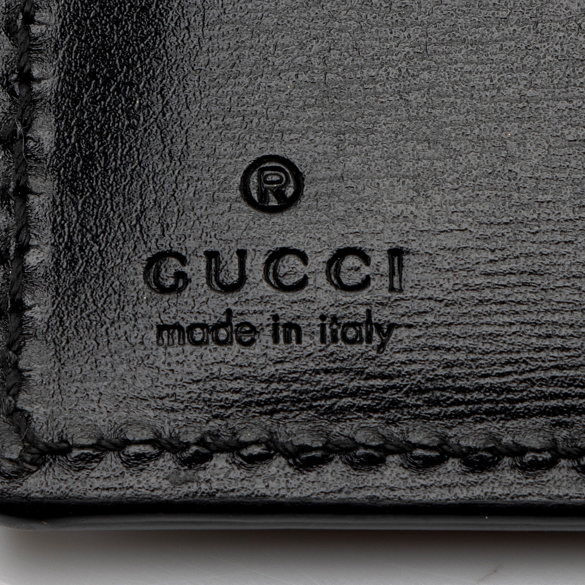 Gucci Leather GG Marmont Bi-Fold Long Wallet (SHF-JufLVc)
