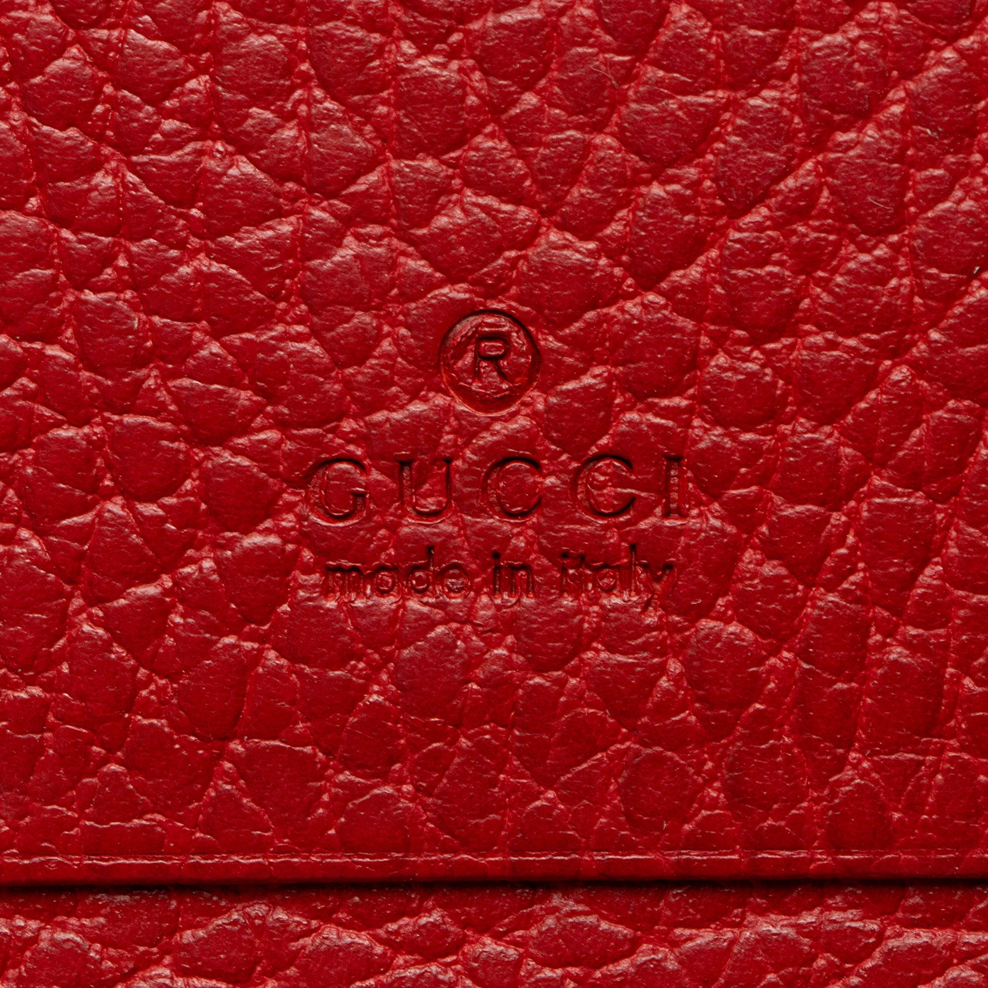 Gucci Leather GG Marmont Card Case