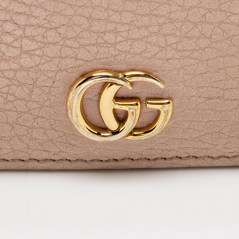 Gg marmont leather mini chain bag pink hotsell