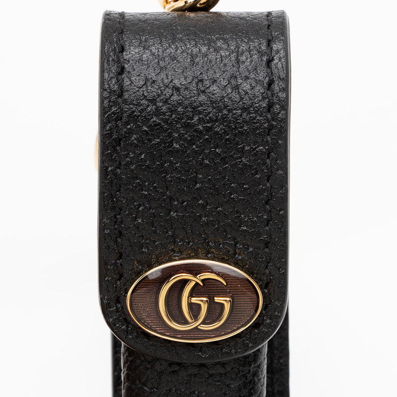Gucci Leather GG Single Porte-Rouges Keychain (SHF-zQNAoT)