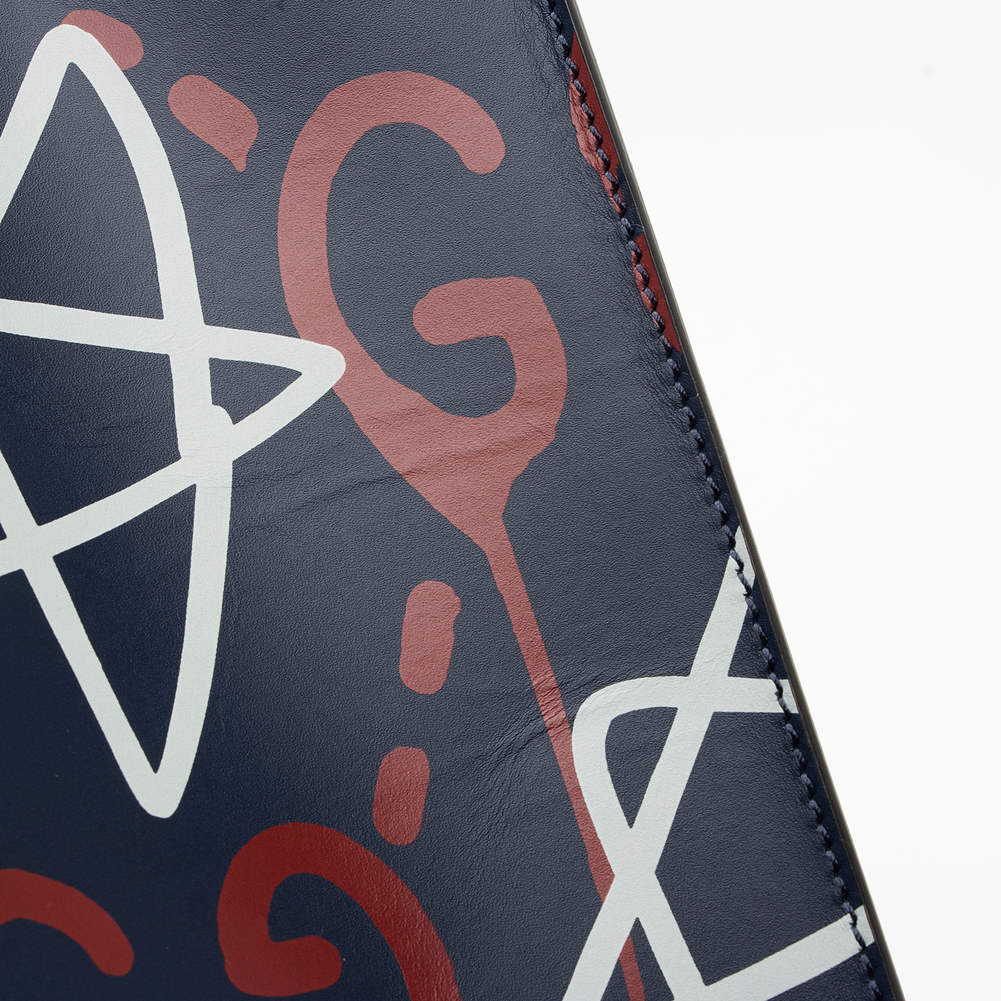 Gucci Leather Ghost Medium Tote