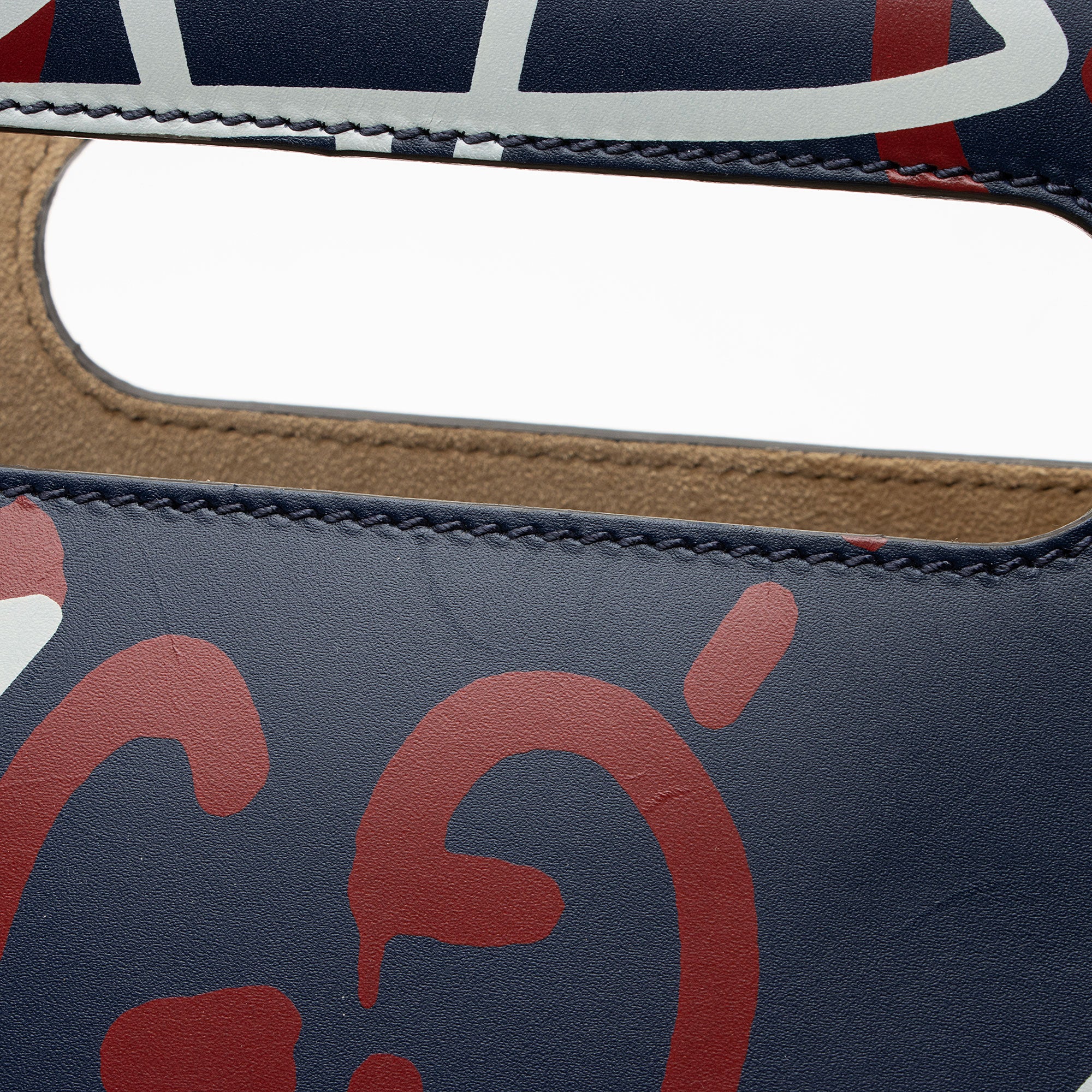 Gucci Leather Ghost Medium Tote