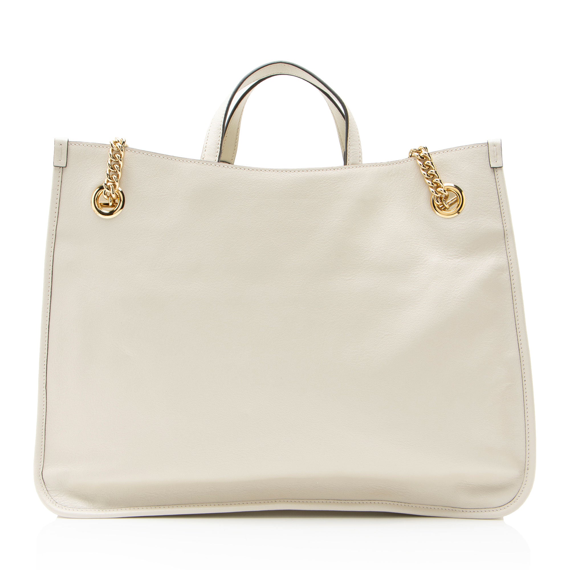 Gucci Leather Horsebit 1955 Chain Large Tote