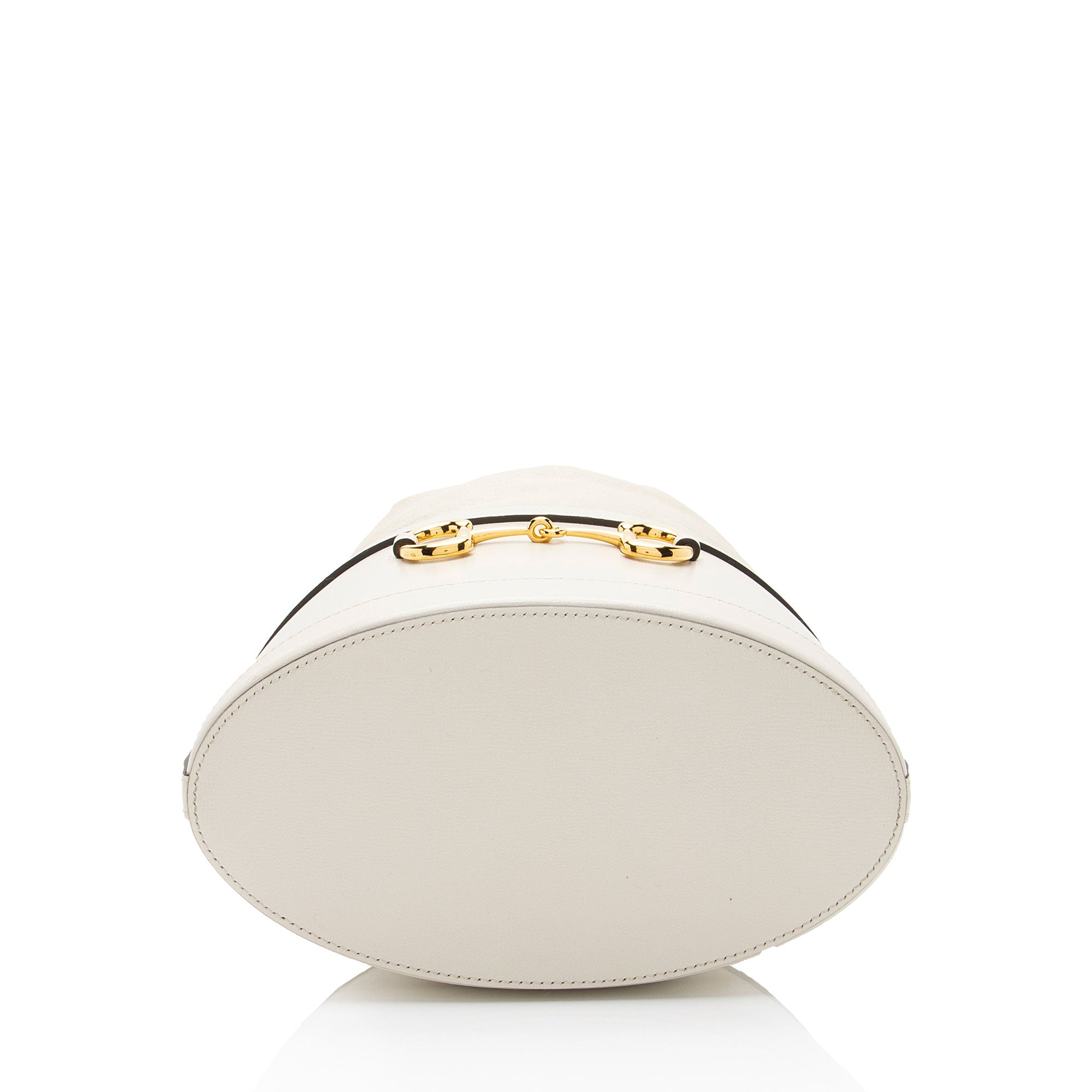 Gucci Leather Horsebit 1955 Drawstring Bucket Bag