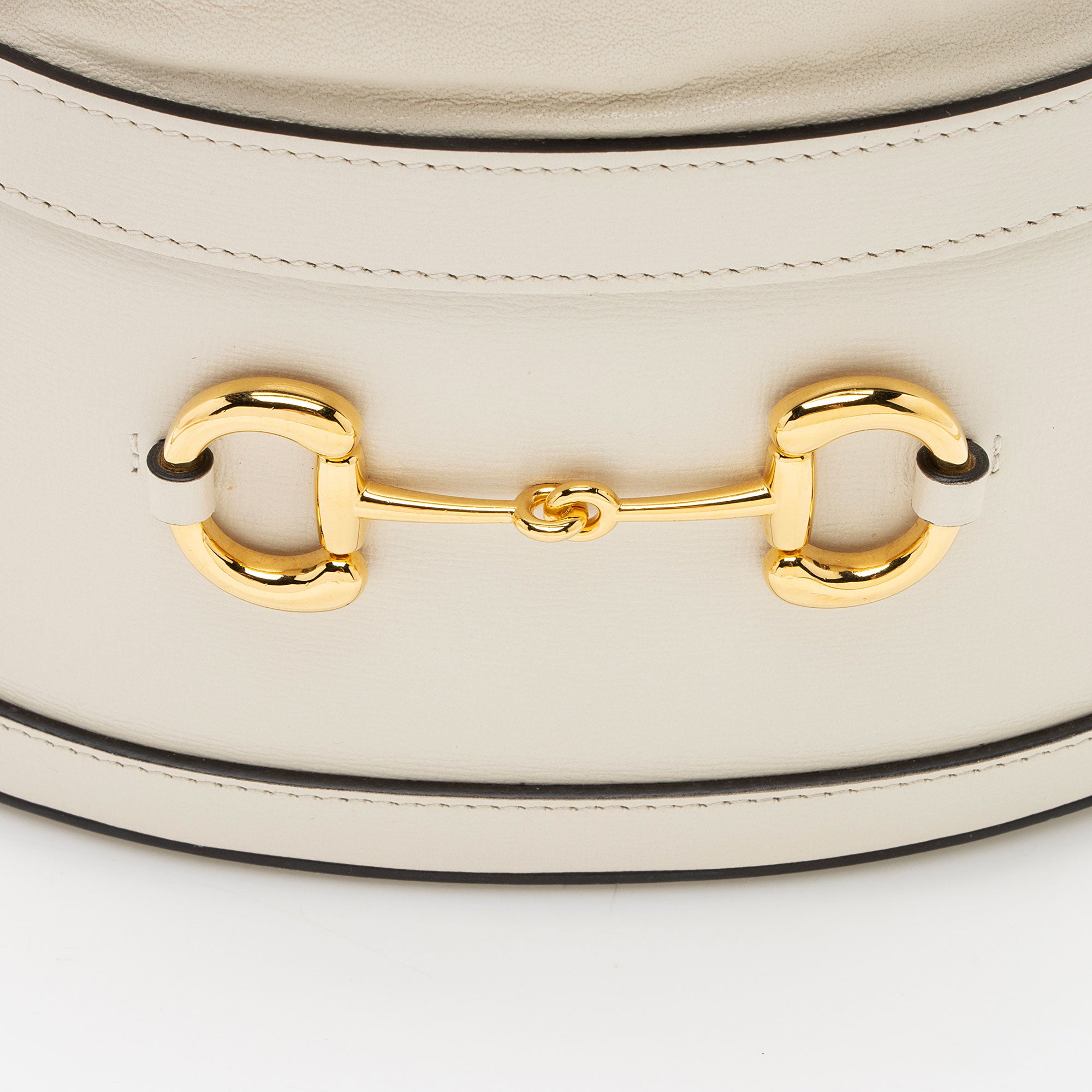 Gucci Leather Horsebit 1955 Drawstring Bucket Bag