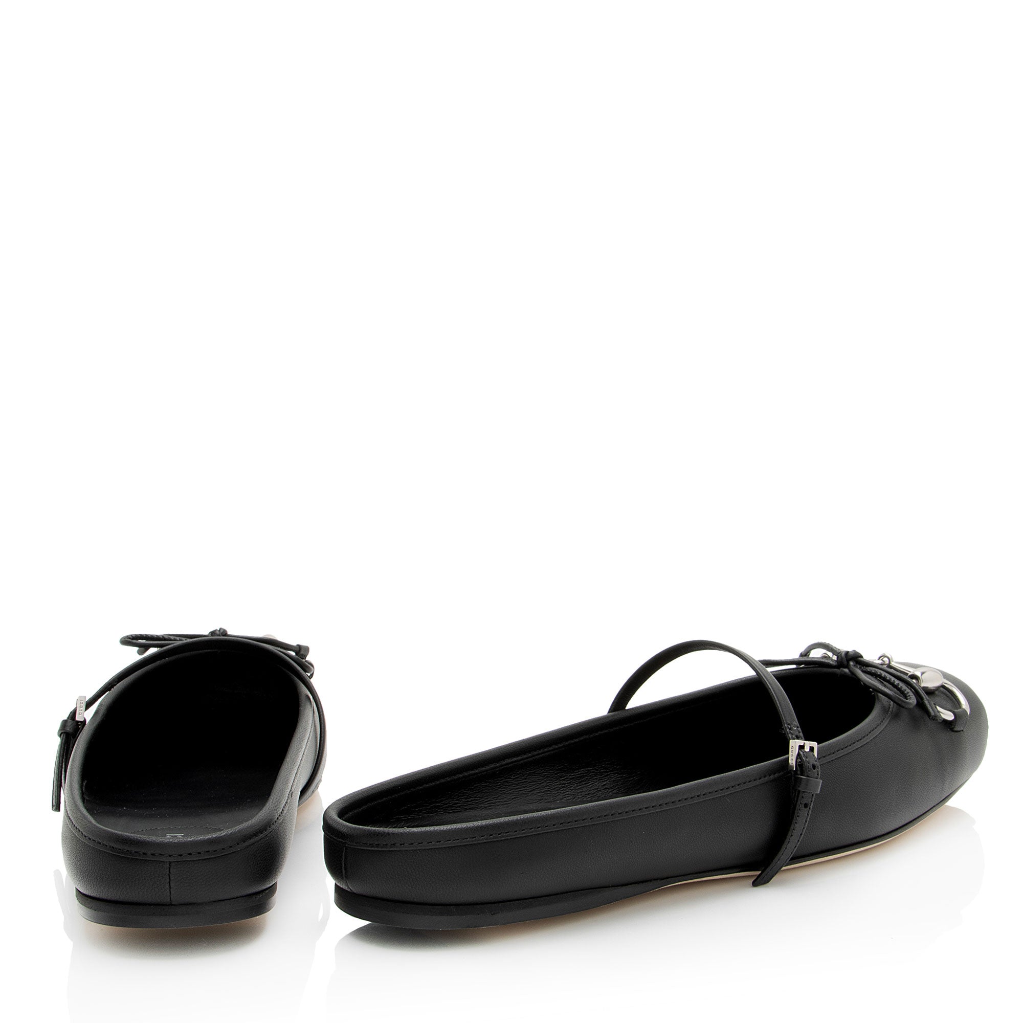 Gucci Leather Horsebit Ballet Mules- Size 8.5 / 38.5