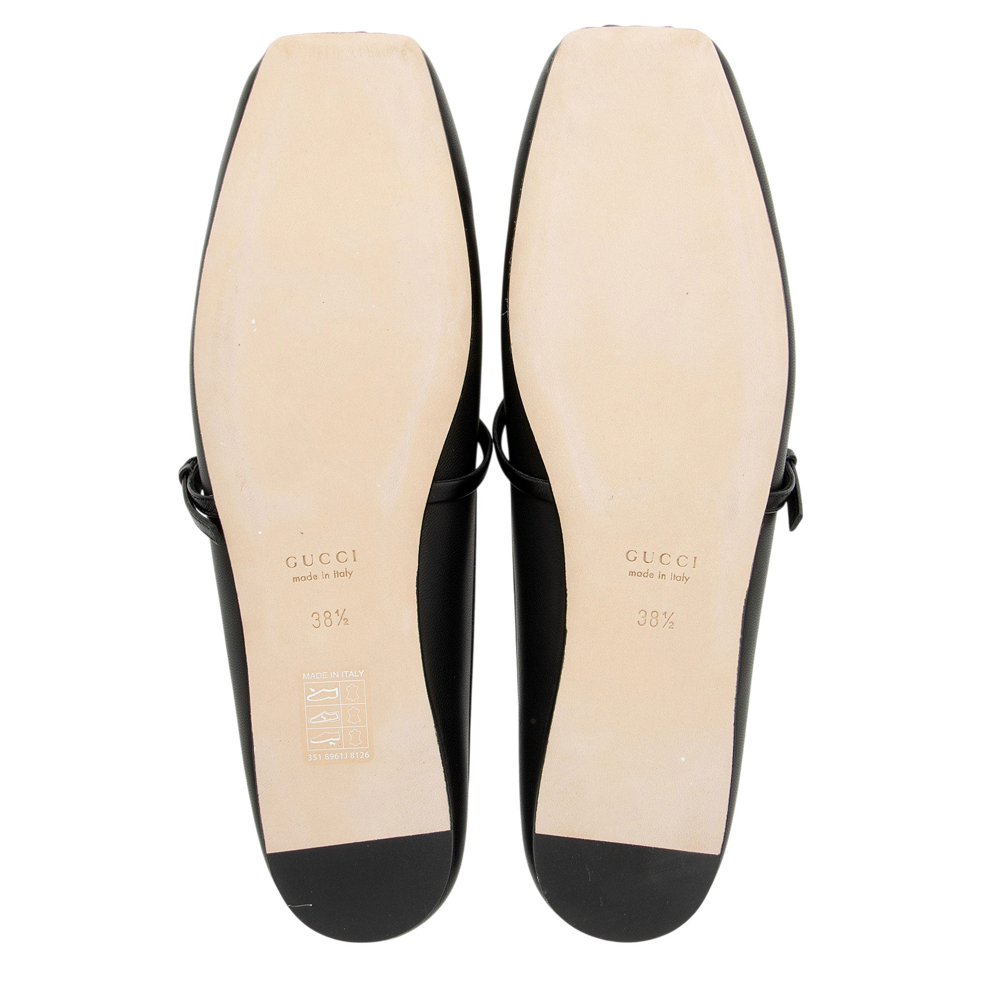 Gucci Leather Horsebit Ballet Mules- Size 8.5 / 38.5