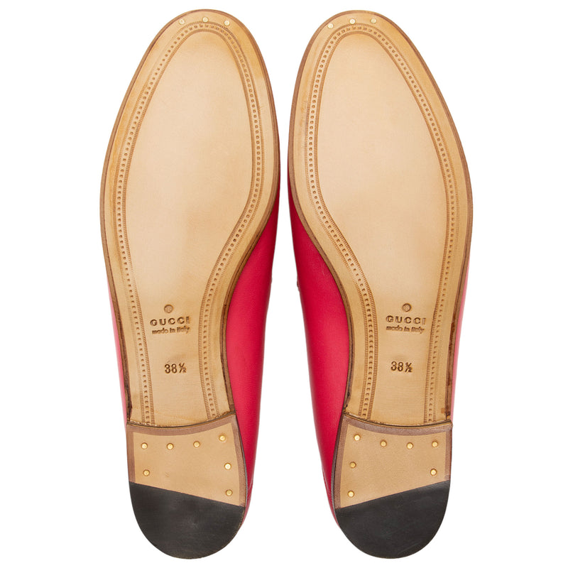 Gucci Leather Horsebit Brixton Loafers - Size 8.5 / 38.5 (SHF-4tvbUc)