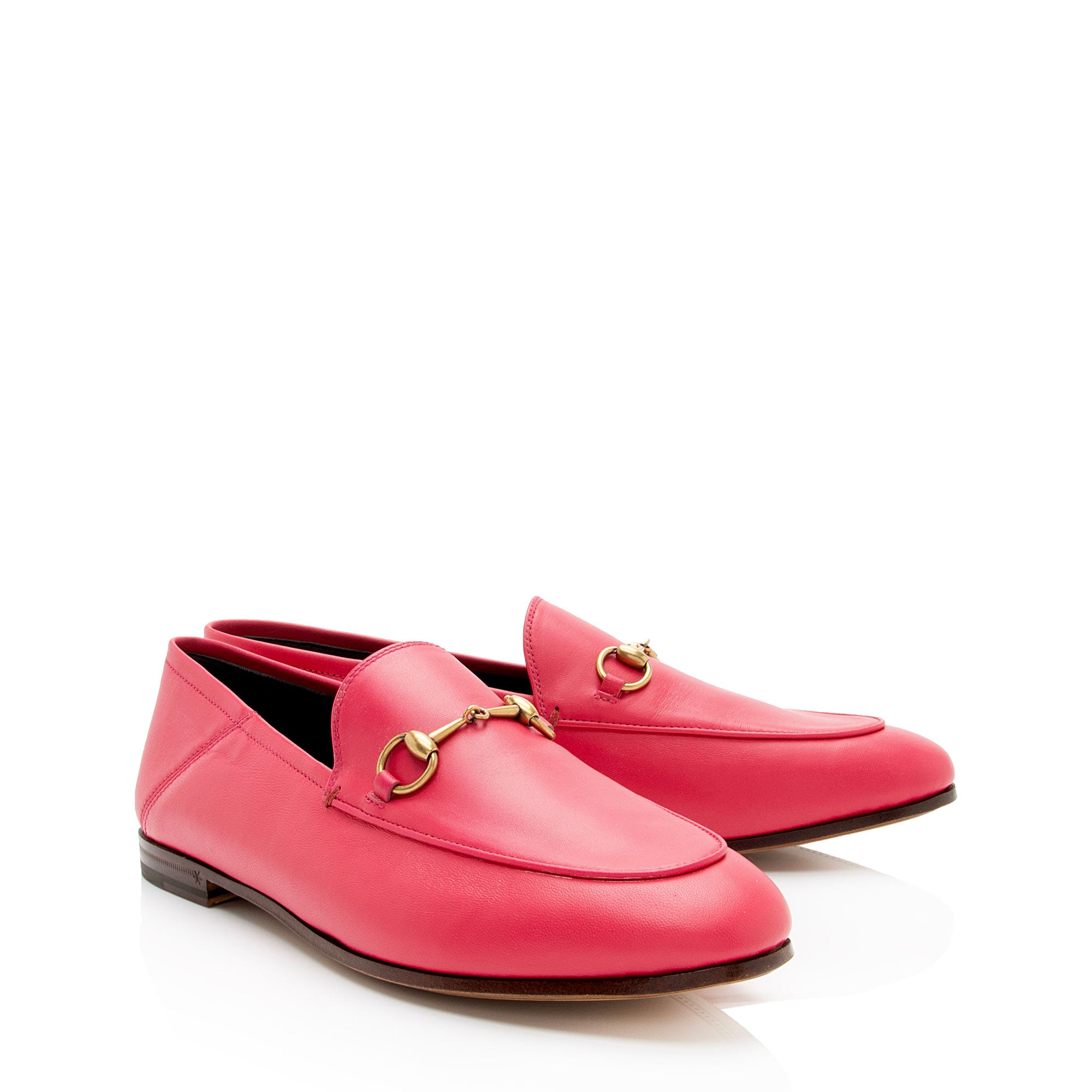 Gucci Leather Horsebit Brixton Loafers - Size 8.5 / 38.5 (SHF-4tvbUc)