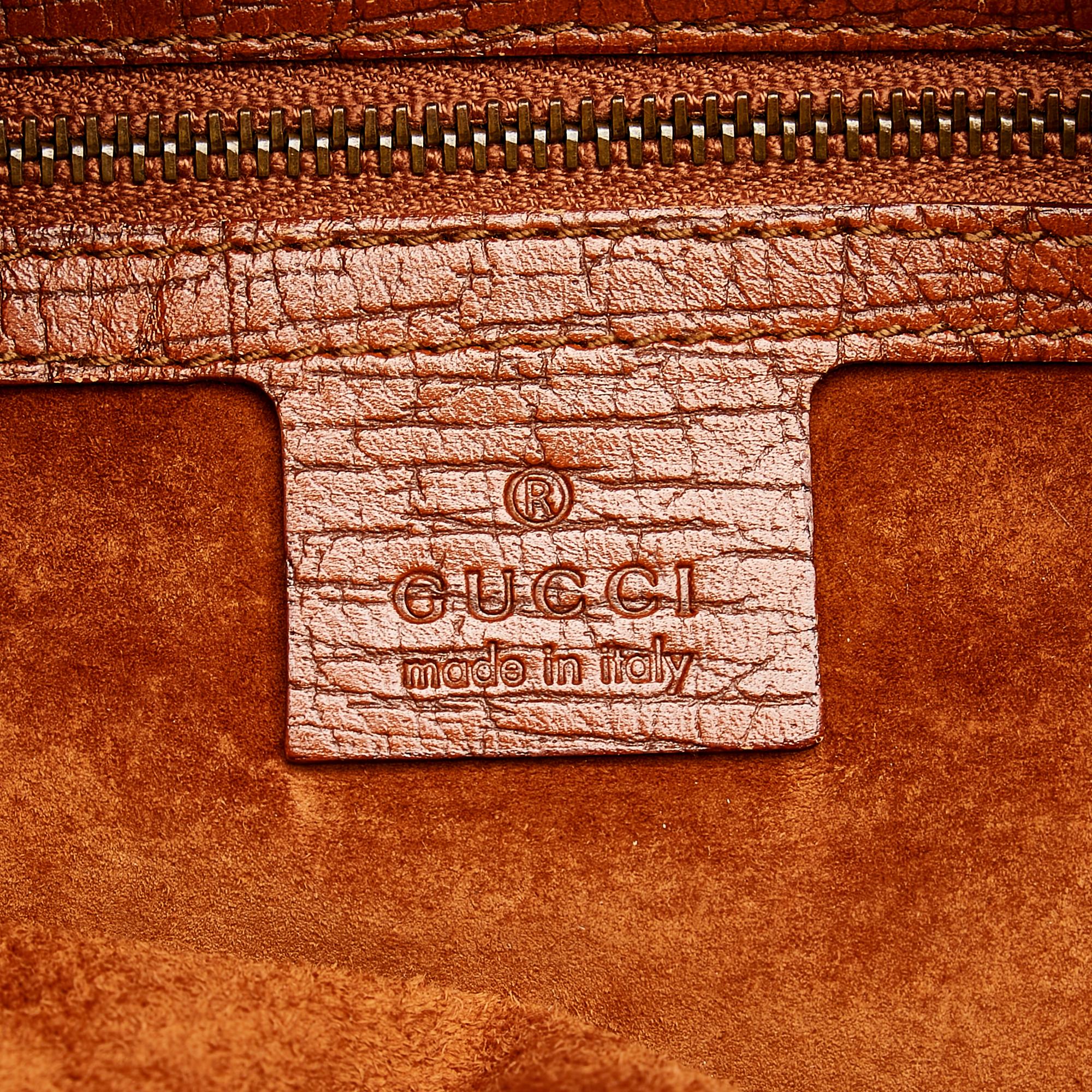 Gucci Leather Horsebit Hobo (SHG-OUFvKC)