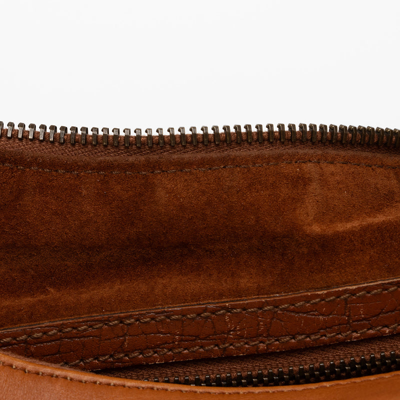 Gucci Leather Horsebit Medium Hobo (SHF-WR9LR9)