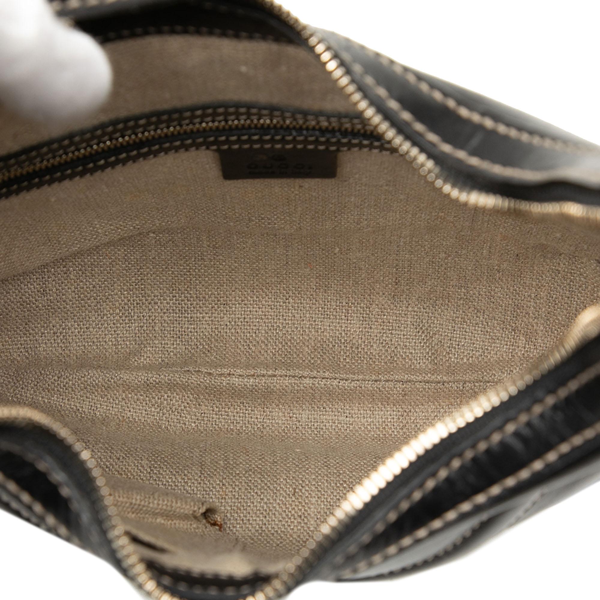 Gucci Leather Hysteria Crest Shoulder Bag