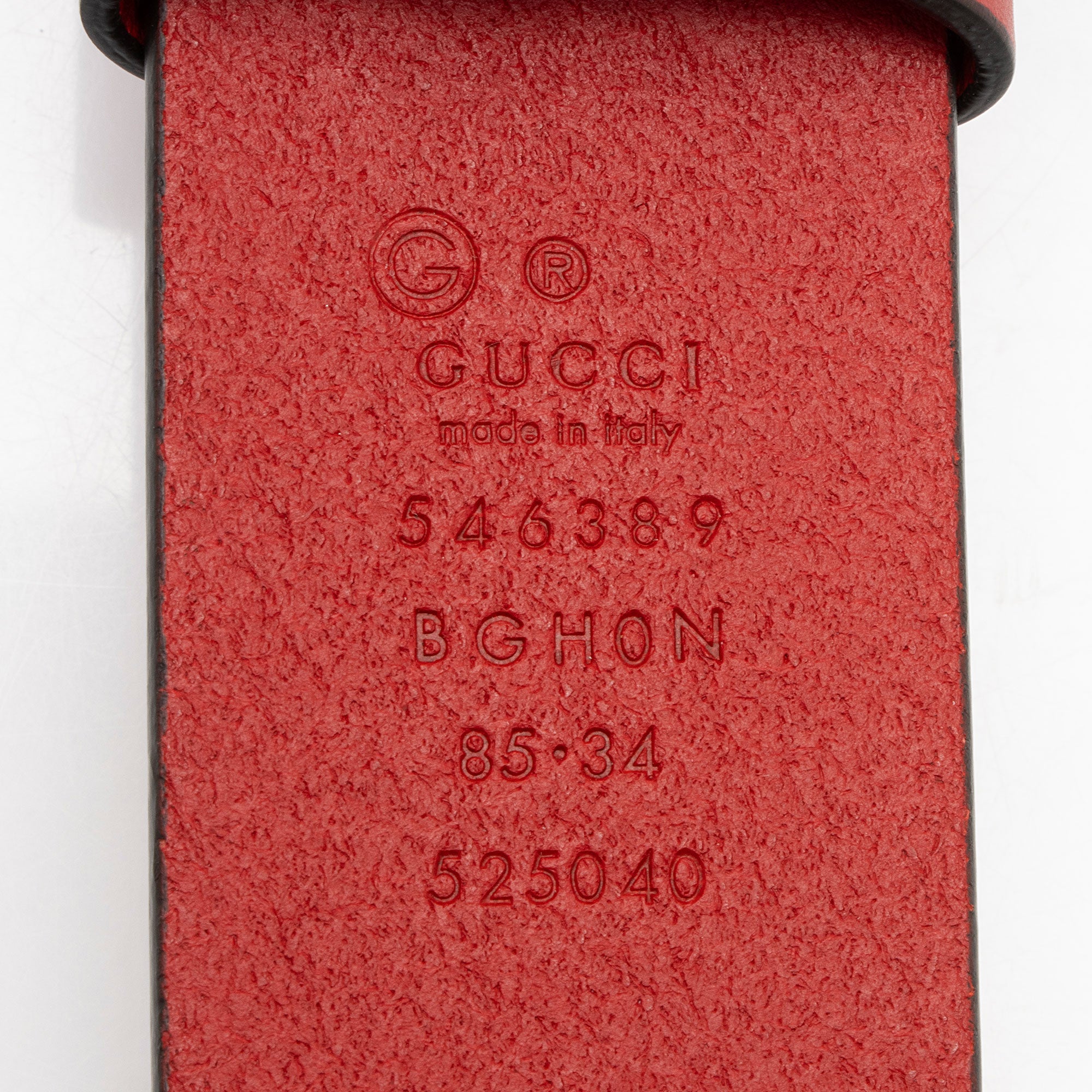 Gucci Leather Interlocking G Belt - Size 34 / 85