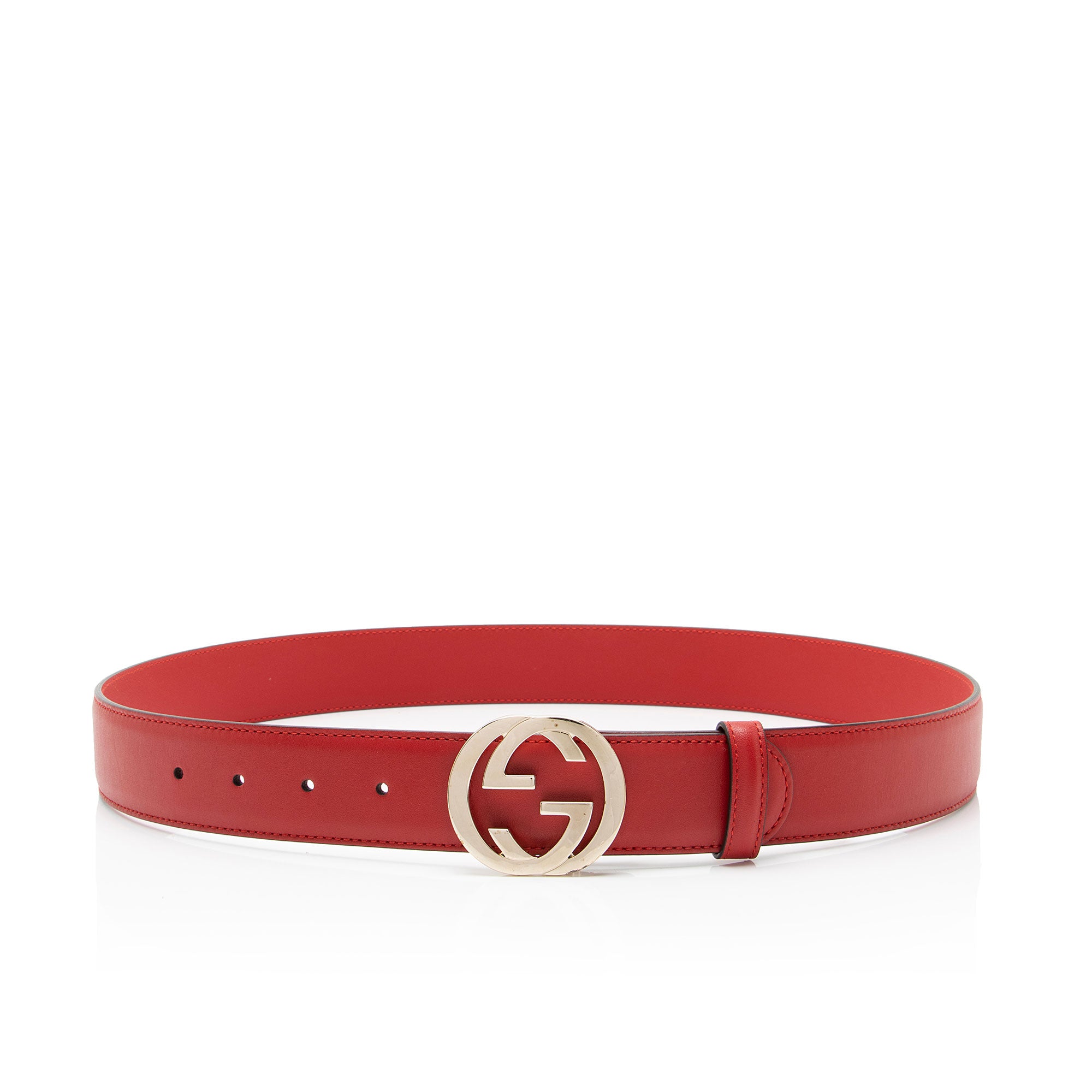 Gucci Leather Interlocking G Belt - Size 36 / 90