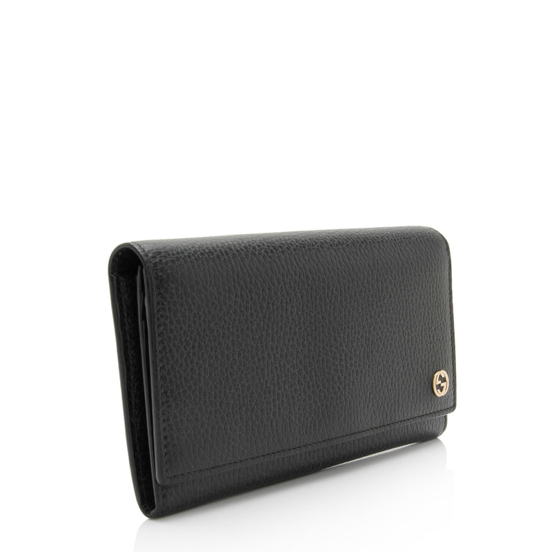 Gucci Leather Interlocking G Betty Continental Wallet (SHF-4WcPnu)
