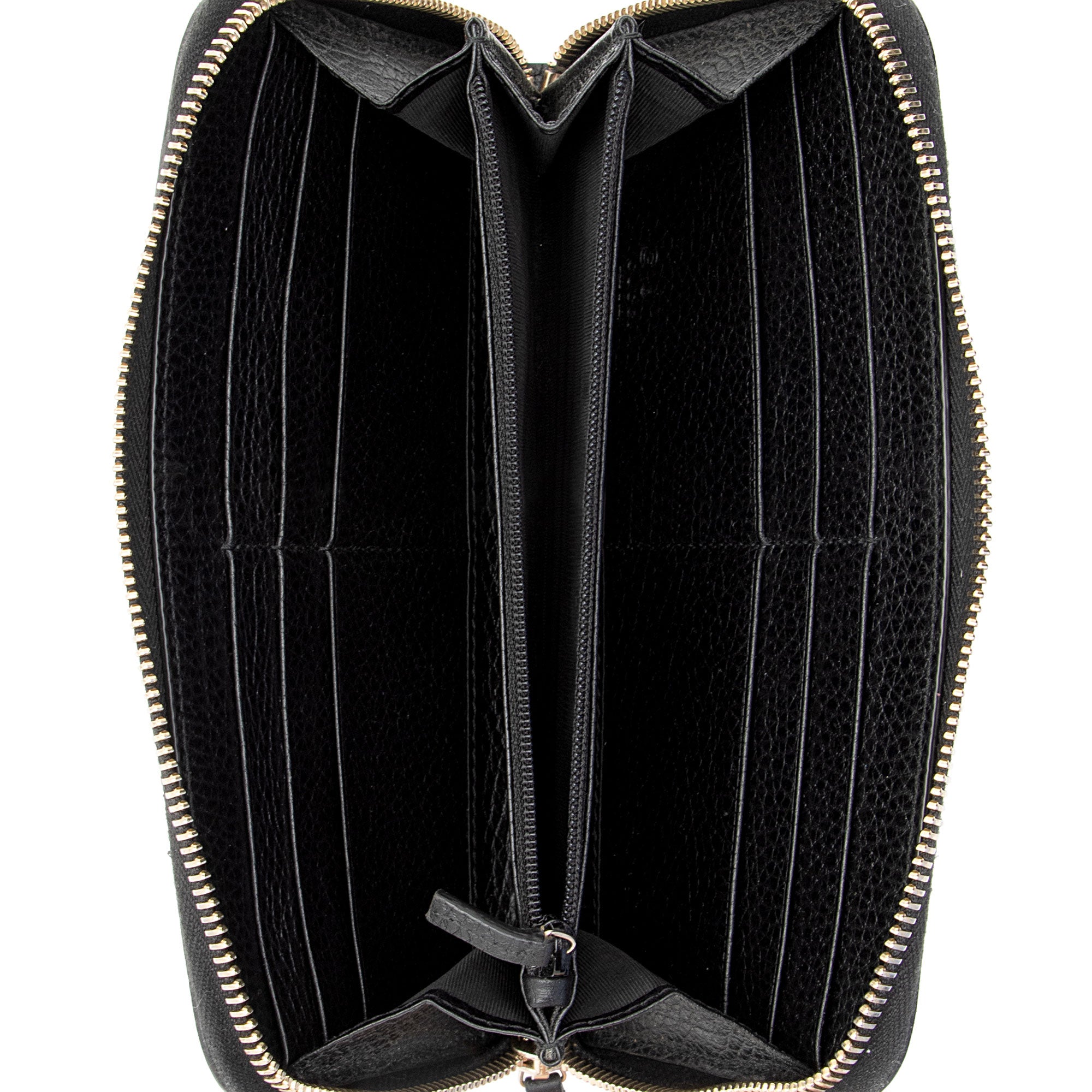 Gucci Leather Interlocking G Betty Zip Around Wallet (SHF-oH87eO)