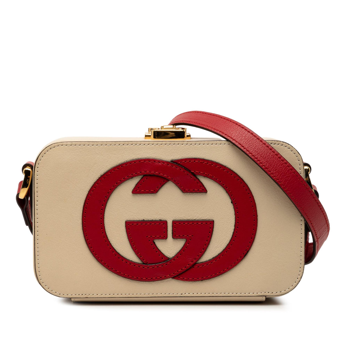 Gucci Leather Interlocking G Crossbody