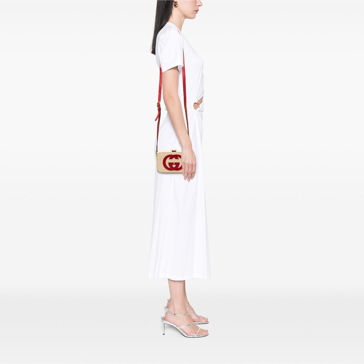 Gucci Leather Interlocking G Crossbody